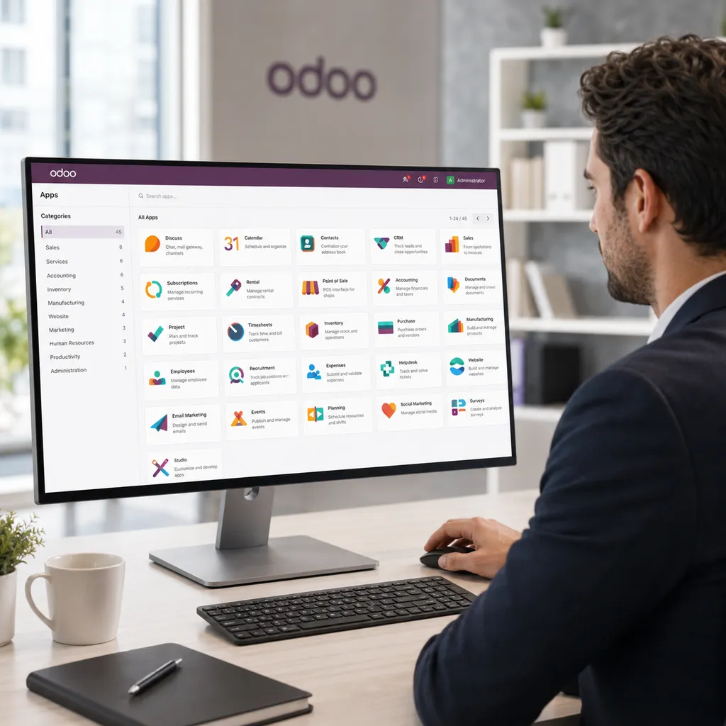 Odoo Uygulama, Eğitim ve Destek - Görsel 1 Odoo Uygulama, Eğitim ve Destek görseli 1