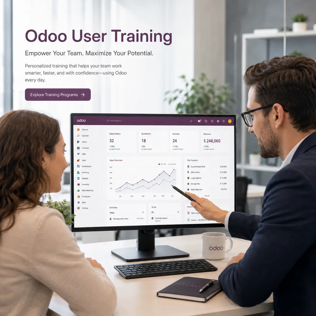 Odoo Uygulama, Eğitim ve Destek - Görsel 2 Odoo Uygulama, Eğitim ve Destek görseli 2