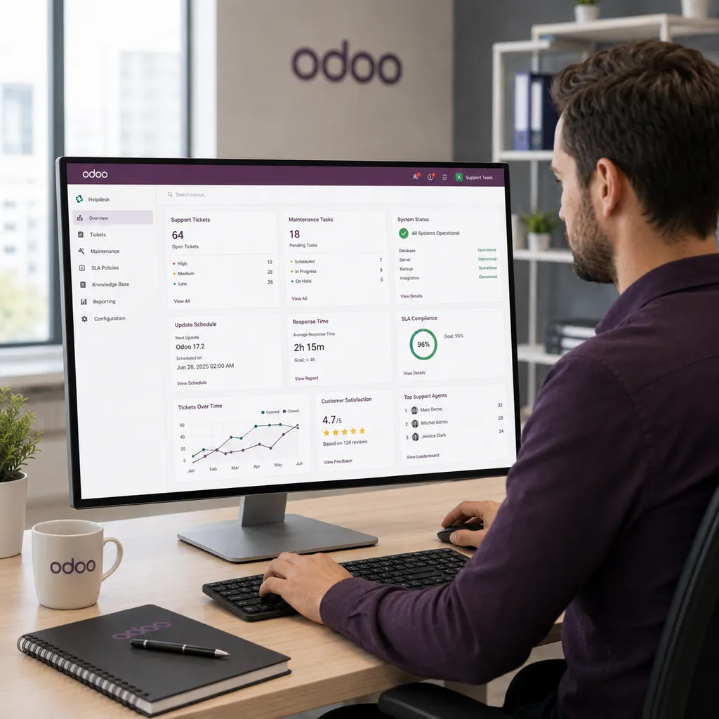 Odoo Uygulama, Eğitim ve Destek - Görsel 3 Odoo Uygulama, Eğitim ve Destek görseli 3